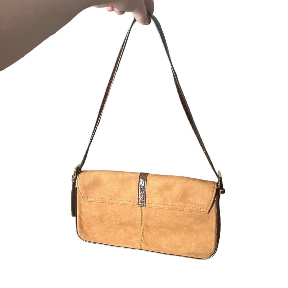 Vintage brown suede Mondani mini purse - Picture 6 of 16